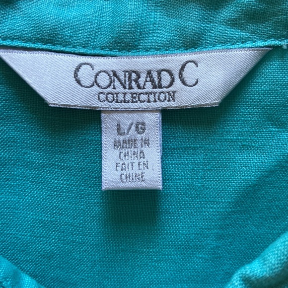 Conrad C Collection Linen Blouse - Picture 4 of 4